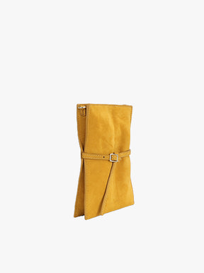 Mr Penny Pouchette sunflower nubuck