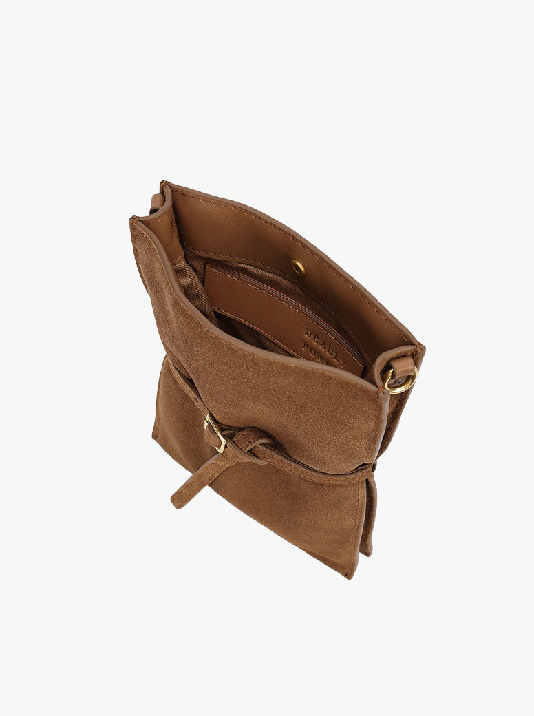 Mr Penny Pochette hazel suede