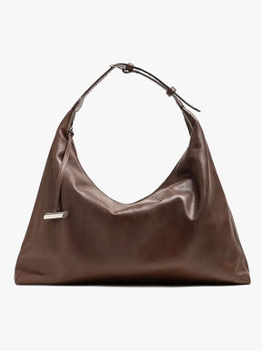 Pillow Hobo dark brown leather