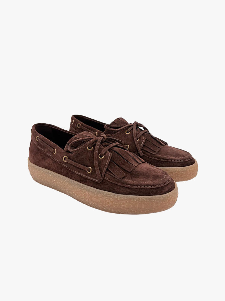 Piper chocolate suede