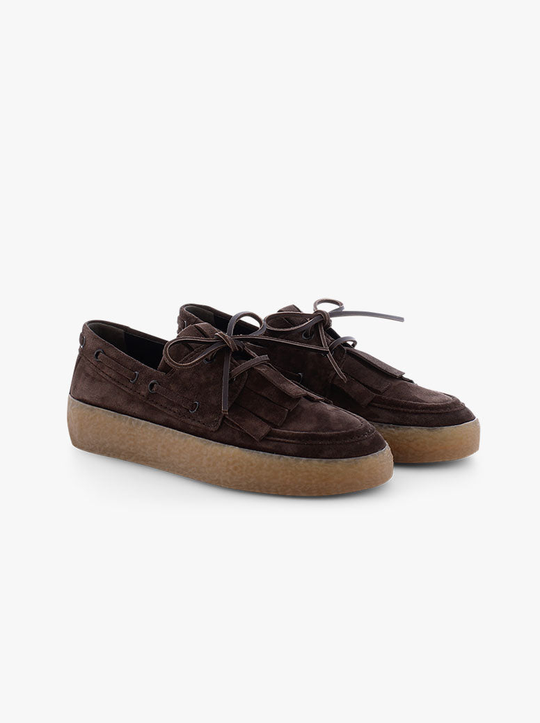 Pit chocolate suede