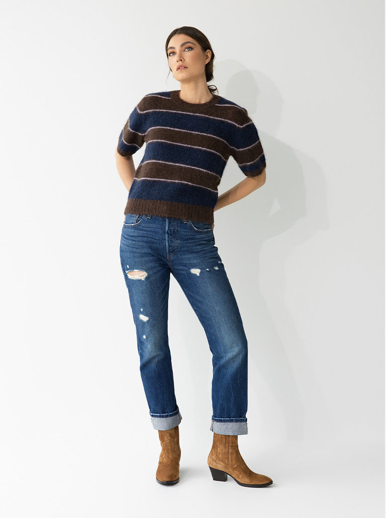 Pixie tan suede