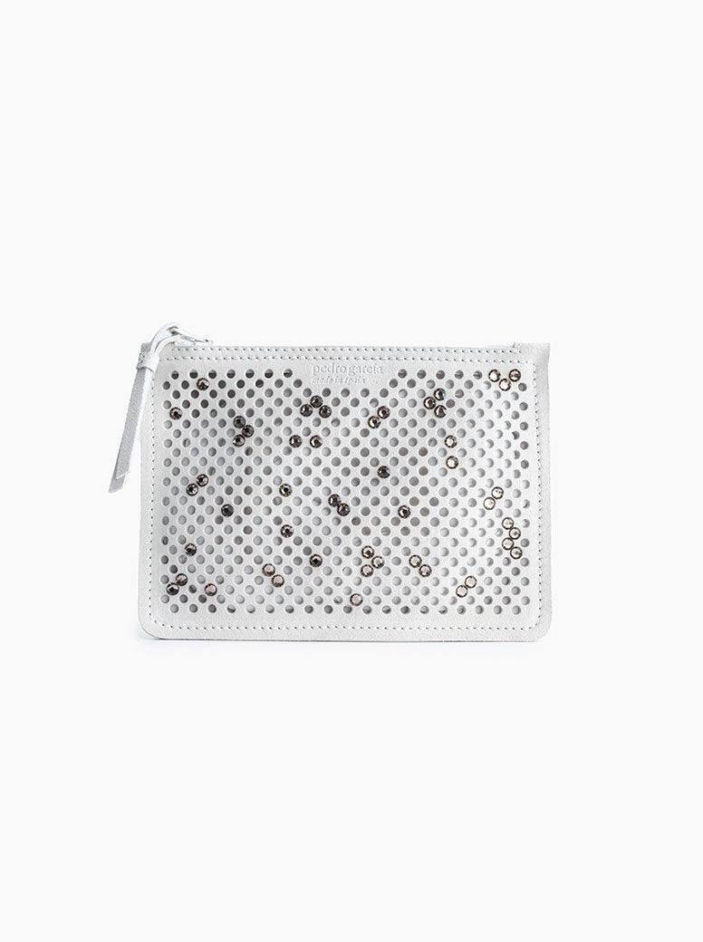 Crystal Pouch white