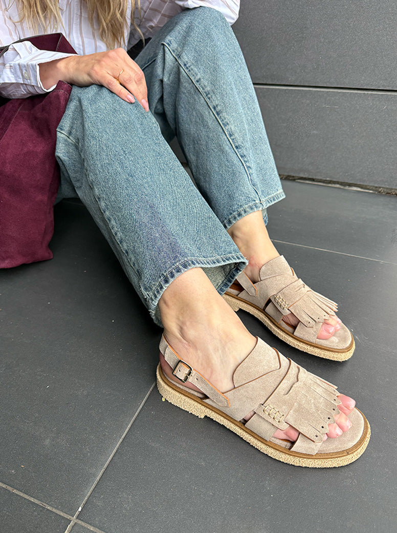 Quissel taupe suede