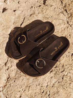 Remo chocolate suede