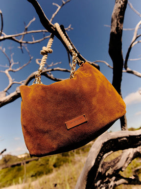 Rally tan suede