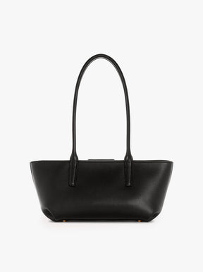 Realm Top Handle black leather