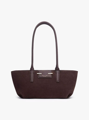 Realm Top Handle chocolate suede