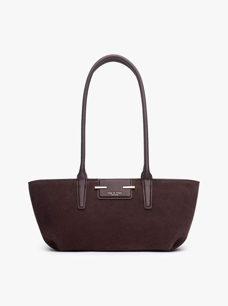 Realm Top Handle chocolate suede