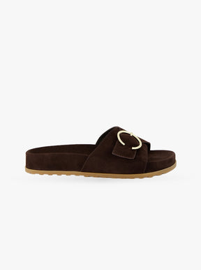 Remo chocolate suede