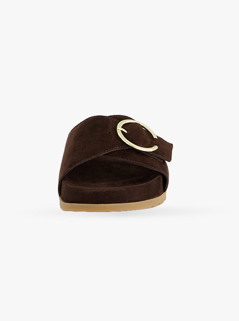 Remo chocolate suede