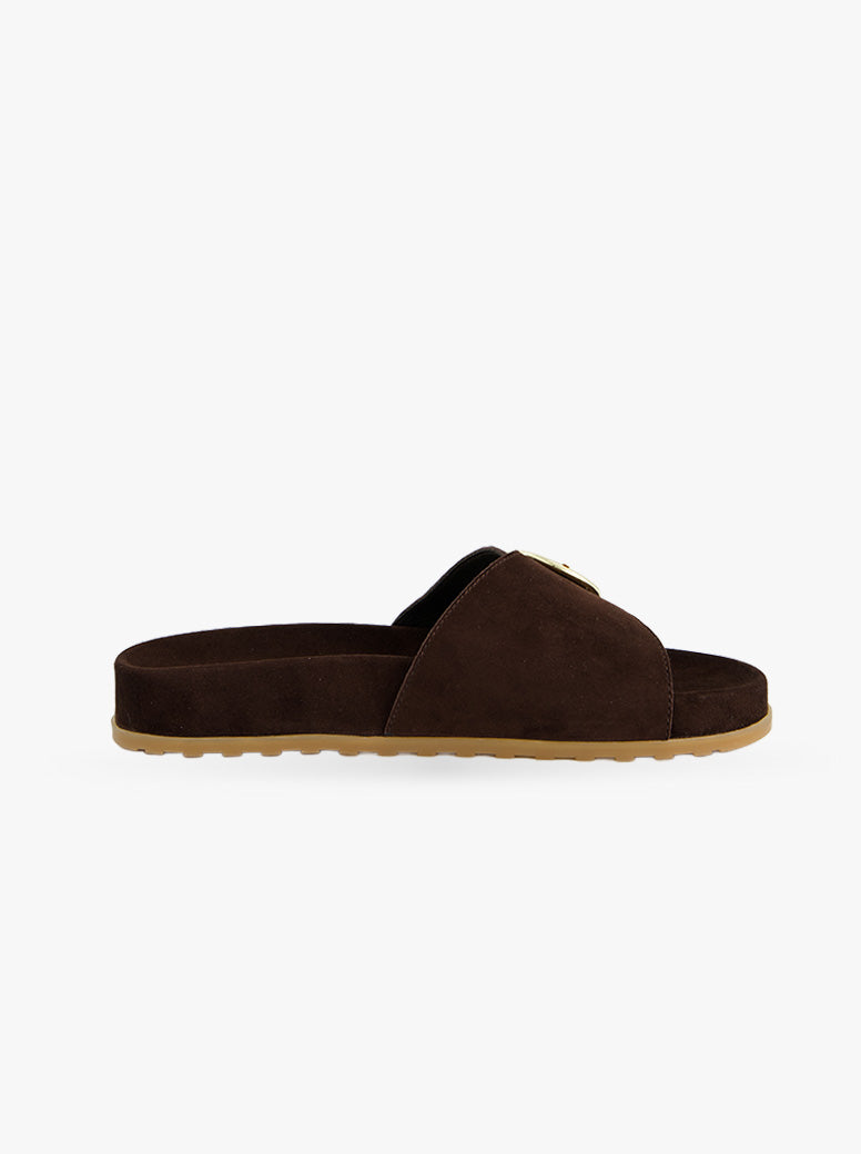 Remo chocolate suede