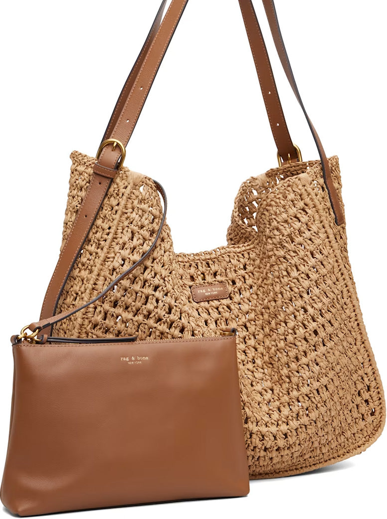 River Large Tote natural straw
