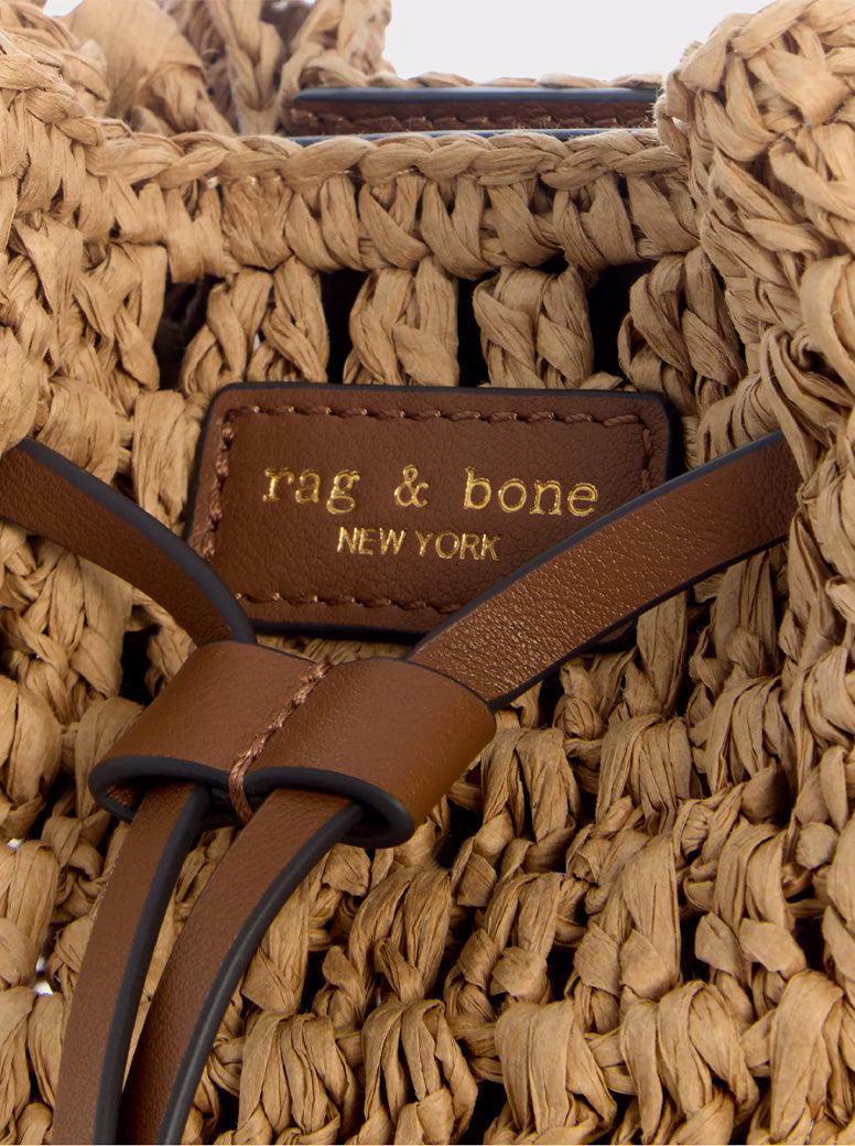 River Crossbody Natural Straw