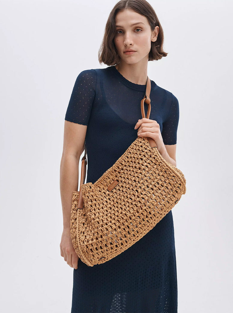 River Carryall Natural Straw