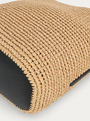 Rush Tote natural raffia