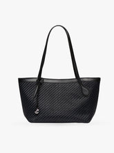 Sprout Tote Midi black raffia