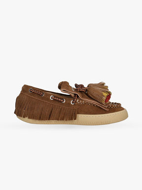 Smash tan suede