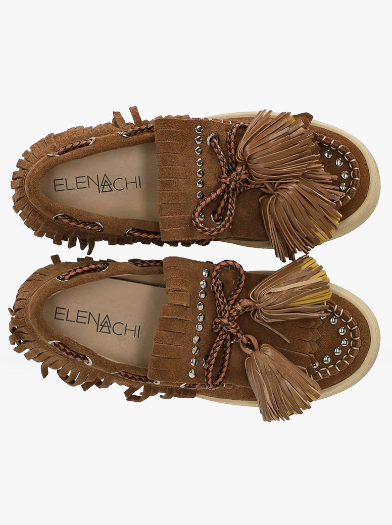 Smash tan suede