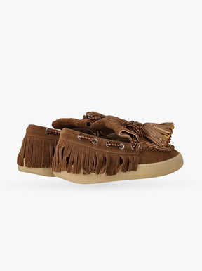 Smash tan suede