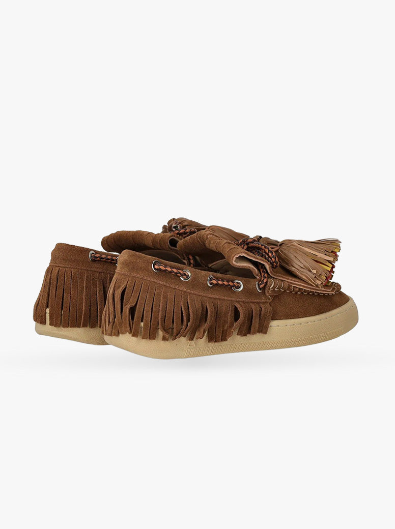 Smash tan suede