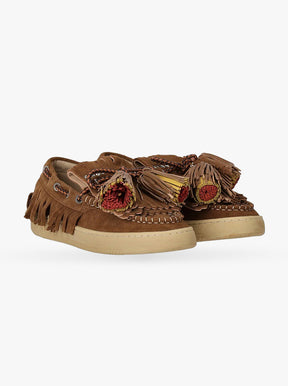 Smash tan suede