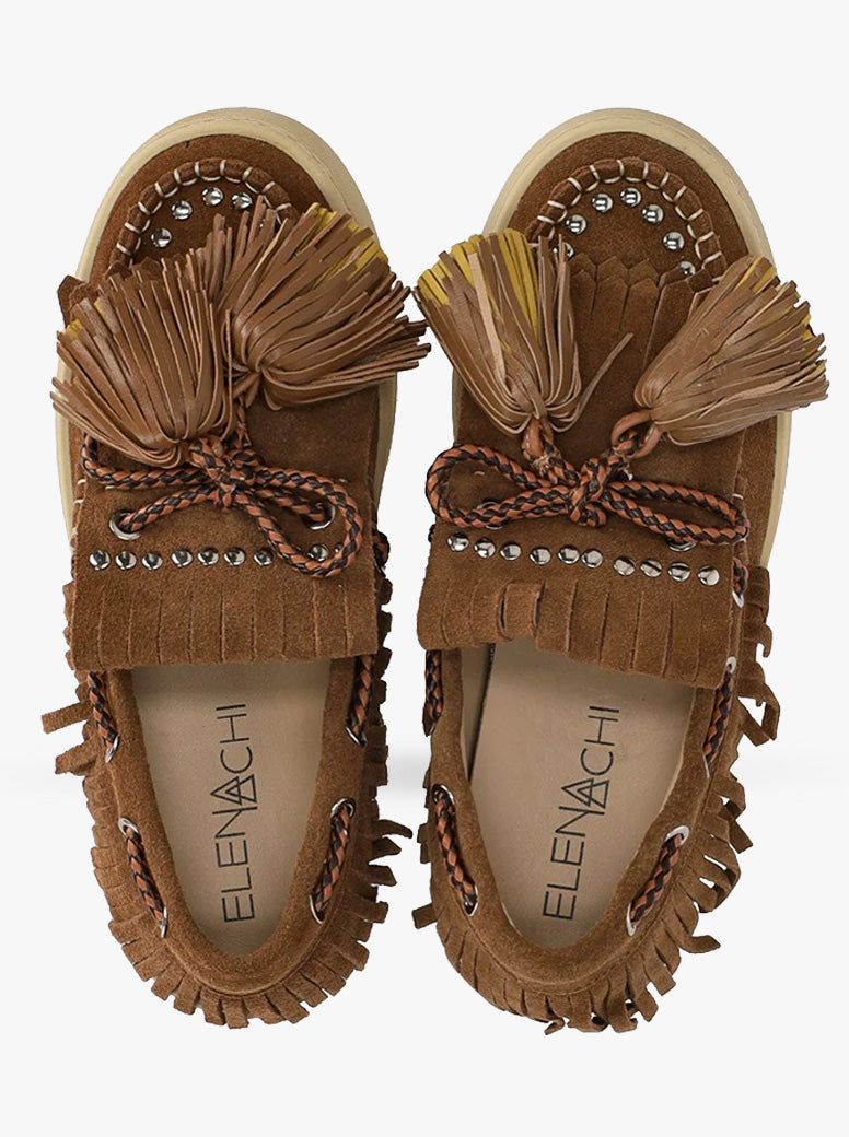 Smash tan suede