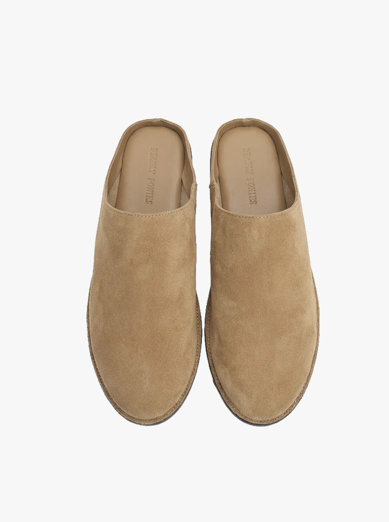 Sola Slide oat suede
