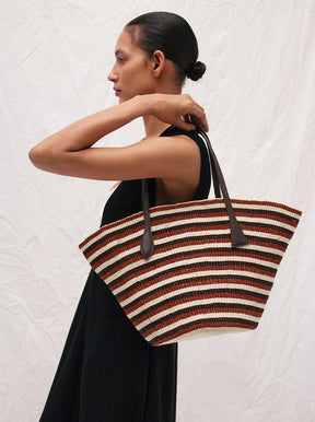 Sprout Basket multi raffia