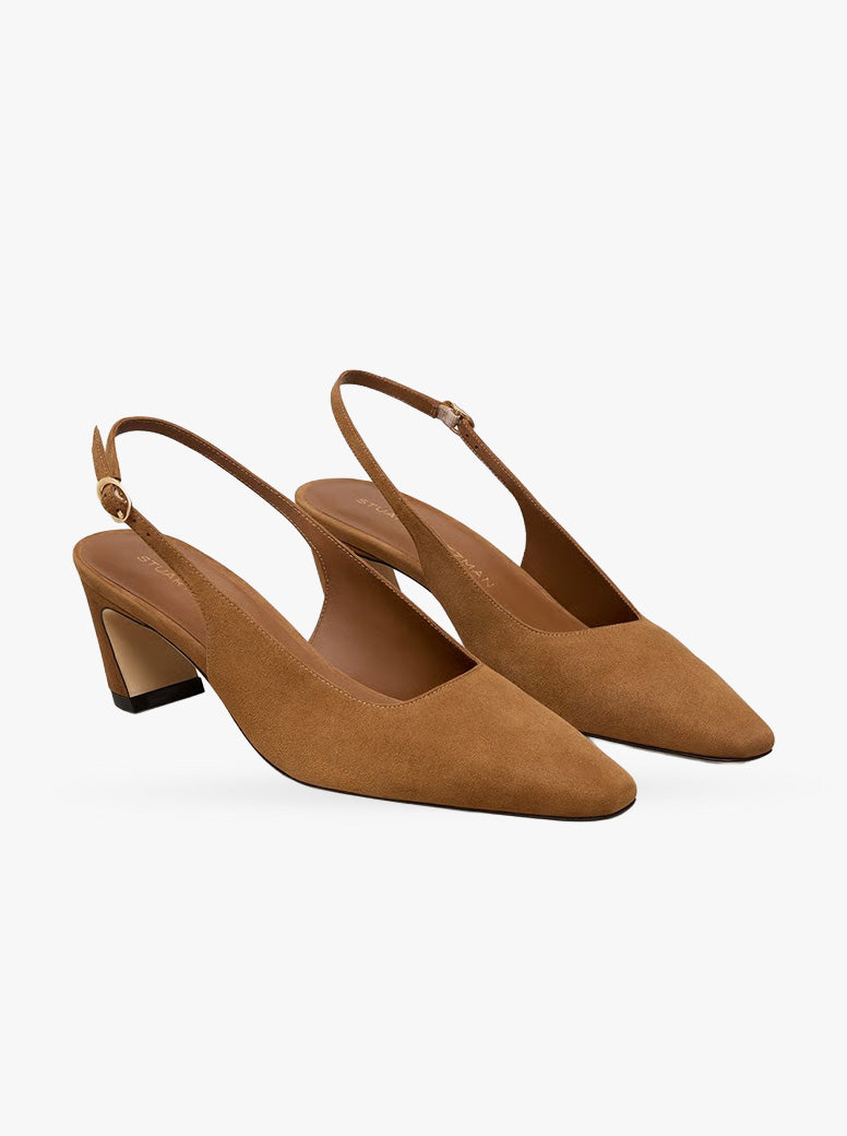 Stassi Slingback 50 tan suede