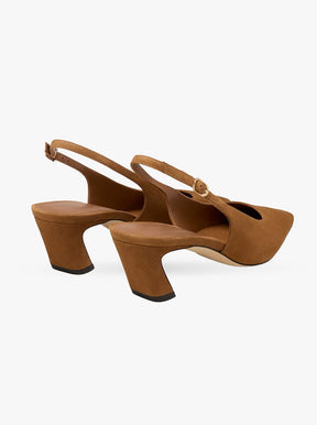 Stassi Slingback 50 tan suede