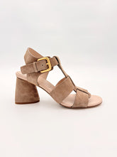 Stella taupe suede