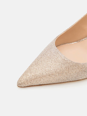 Power Slingback gold metallic