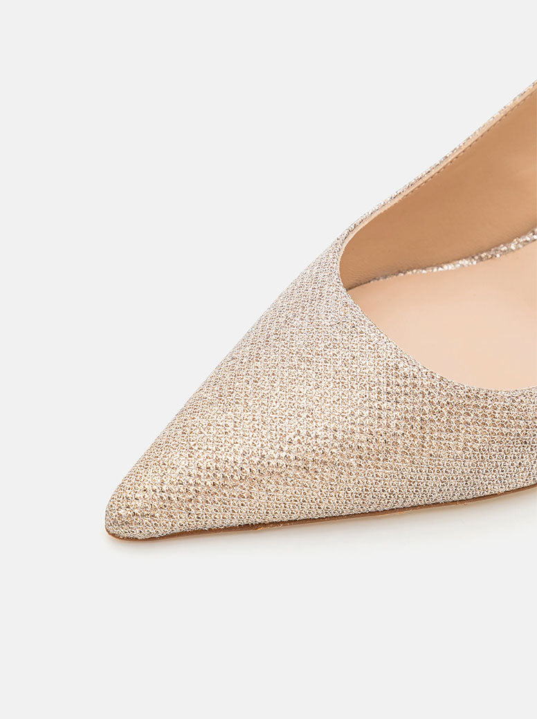 Power Slingback gold metallic