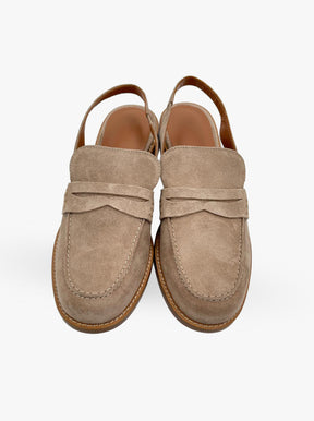 Suamy taupe suede