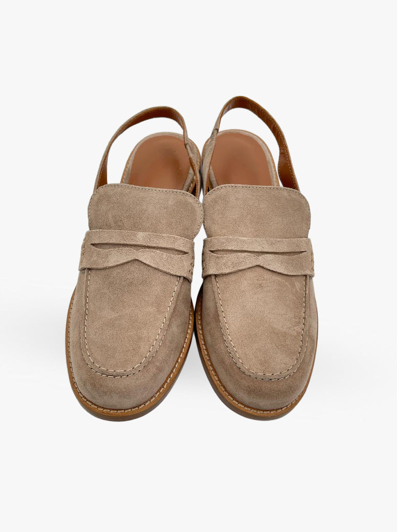Suamy taupe suede