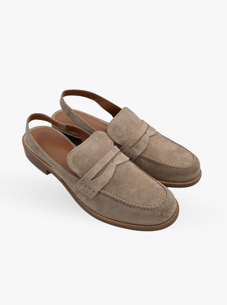 Suamy taupe suede