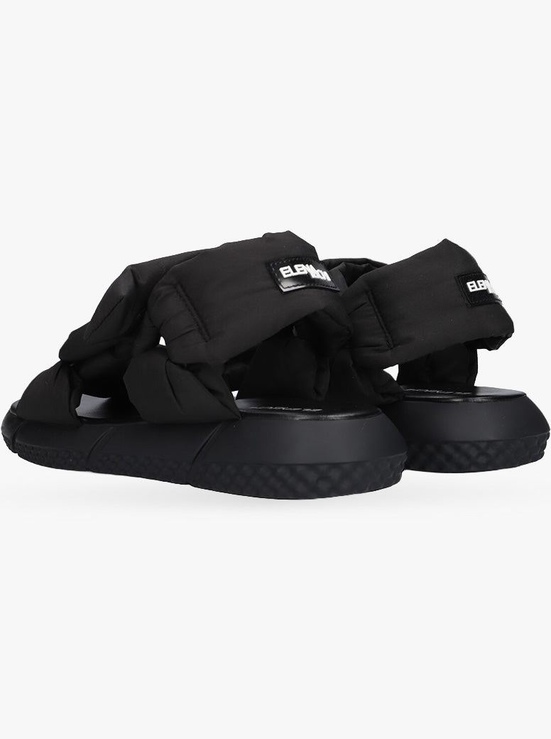 Swing black satin