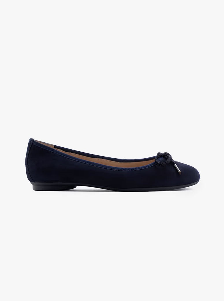 Tilly navy suede