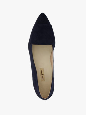 Trista navy blue suede