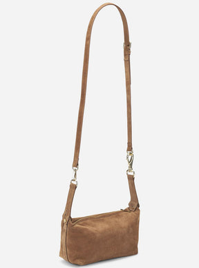 Bowler Hobo tan suede