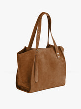 Winny Shopper tan suede