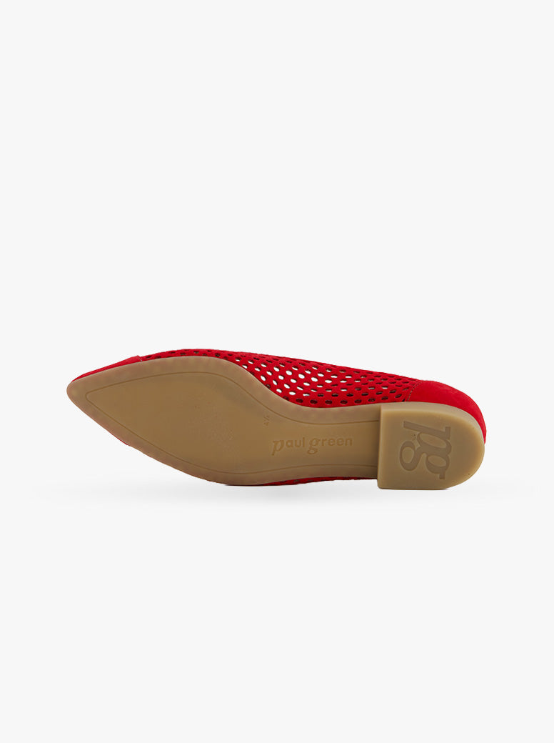 Wendy red suede