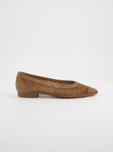 Wendy tan suede