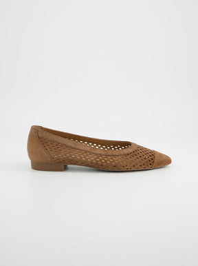 Wendy tan suede