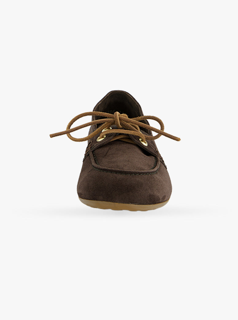 West chocolate suede