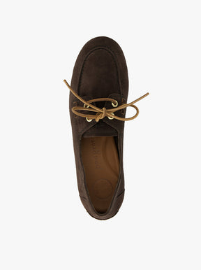 West chocolate suede