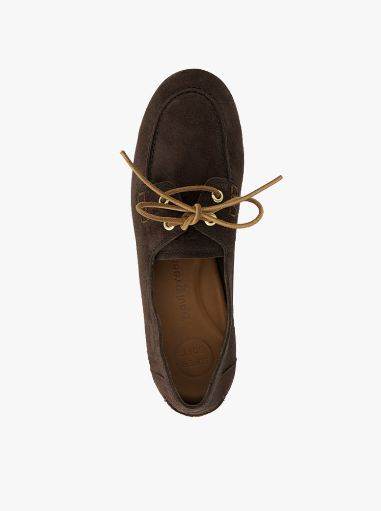 West chocolate suede