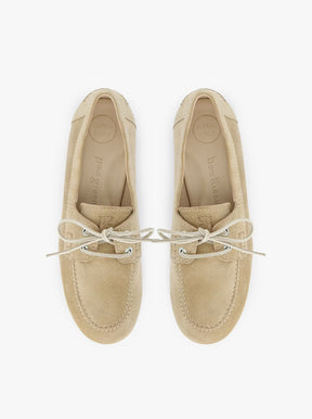 West beige suede