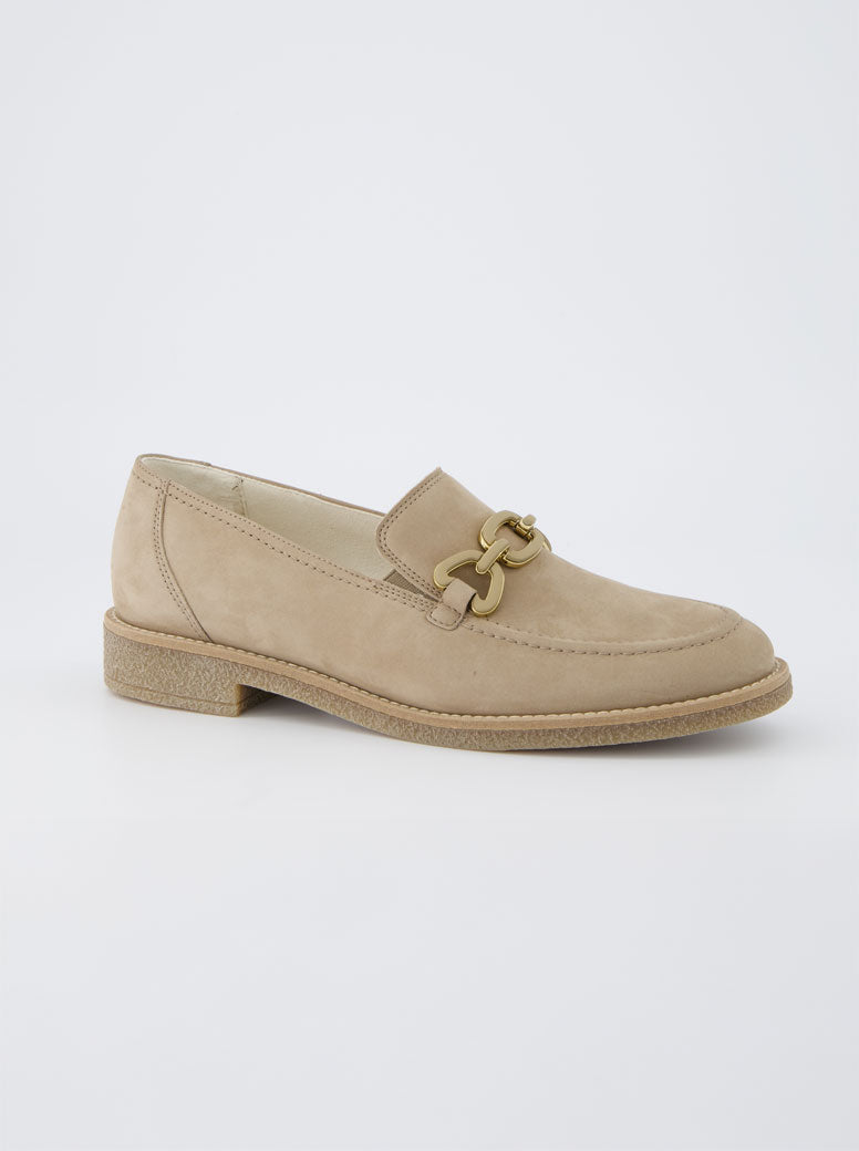Wylie taupe suede